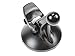 EKIND Replacement Cradle and Removable Car Windscreen Windshield Suction Cup Mount 17mm Swivel Ball GPS Holder Compatible for Garmin GPS Nuvi -Black