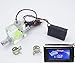 LED Thermometer 3 Way Flow Meter FlowMeter For Water Cooling Liquid Cooler System & 2 Barbs primary
