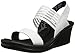 Skechers Cali Women's Rumblers-Sci-Fi Wedge Sandal, White, 8 M US
