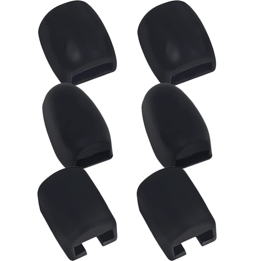 SUPVOX Saxophone Side Key Covers: 6pcs Silicone Sax Side Button Risers Music Instruments Key Cushions Cornet Bell Cover for Trumpets Alto Saxophone Bass Clarinet