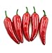 JEDFORE Simulation Artificial Lifelike Fake Vegetable Red Pepper Hot Chili for Home Kitchen Decoration 36pcs Set