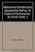 Mahatma Gandhi and Jawaharlal Nehru: A Historic Partnership (1916-1948 :) 8170186056 Book Cover