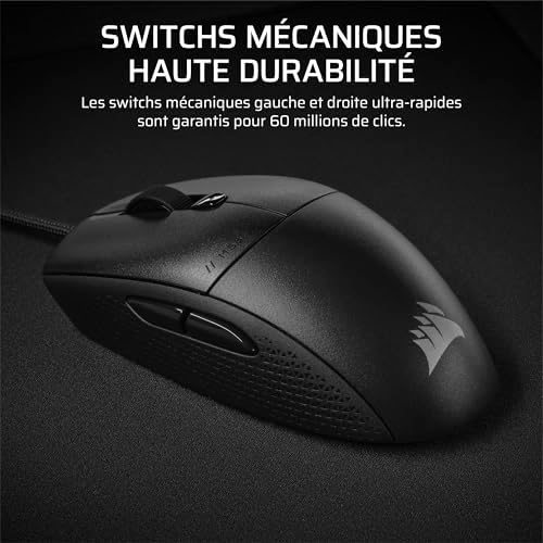 M55 Souris de Jeu FPS Légère et Filaire – Noir