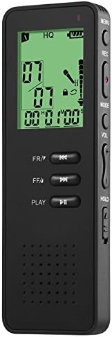 Digital Voice Recorder, Audio 8GB Sound Recorder,Voice Activated Recording and MP3 Player/TF Card Expansion