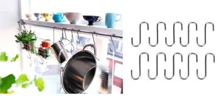 Ikea Bygel 10 Crochets En S Pour Rail De Suspension Pot Poele Ustensile Cintre Garage Abri De Jardin Amazon Fr Bebes Puericulture Ikea Bygel 10 Crochets En S Pour Rail De Suspension Pot Poele Ustensile Cintre Garage Abri De Jardin Amazon Fr Bebes Puericulture