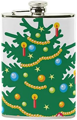 HU MOVR Flask Cartoon Lemon Womens Hip Flask Stainless Steel Leakproof Flagon Mens Mini Flasks Drinking of Alcohol, Whiskey, Liquor, Rum and Vodka