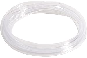 QuQuyi Industrial Grade Clear Vinyl Tubing - 1/8" ID X 3/16" OD PVC Tube Flex ible Plastic Pipe,9.84FT