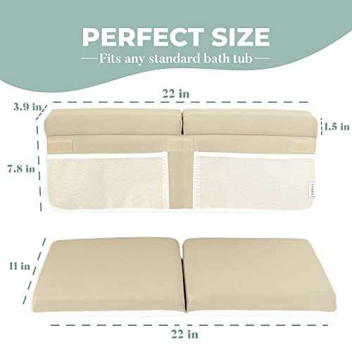 Baby Bath Kneeler and Elbow Rest Pad Set Thickest Bathtub Kneeler Pad