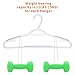 OIKA Plastic Hangers 40 Packs Bendable Coat Hangers Built-in Grip Strip Non-Slip Pads-Works Perfectly as Clothes Hangers, Pants Hangers, Suit Hangers