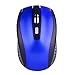 Perman Portable 2.4GHz Wireless Optical Gaming Mouse Mice + USB Receiver for Computer PC Laptop Gamer Blue