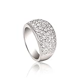 Fashion Plaza Use Austrian Multi-crystal Wedding Engagement Ring R303