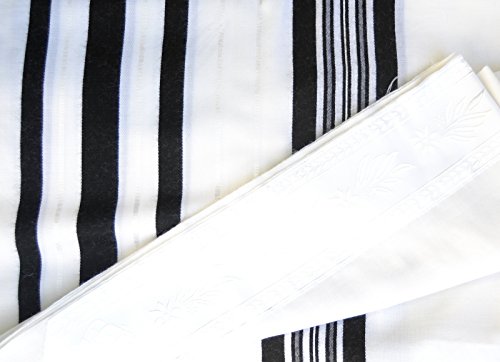Kosher Tallit Talit Prayer Shawl 100% Wool 43x63