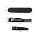 GIS Basics Nail Clippers Set - Professional Stainless Steel Fingernail & Toenail Clippers & Nail File in Black Carrying Case - Ideal for Manicure, Pedicure, Home & Travel, Set for Men & Women