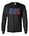 Long Sleeve Adult T-Shirt Reagan Bush '84 Election Politics Parody DT