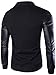 Neleus Men's Leather Sleeves Slim Fit Varsity Jacket Letterman Jacket,221,Black,L,Asia 3XL