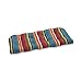 Pillow Perfect Stripe Indoor/Outdoor Sofa Setee Swing Cushion, Tufted, Weather, and Fade Resistant, 19