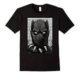 Mens Marvel Black Panther T'Challa Ruler of Wakanda T-Shirt Large Black