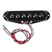 Kmise MI0345 1 x Guitar Single Coil Pickup Neck for Strat Invader Type, Black (MI0345)