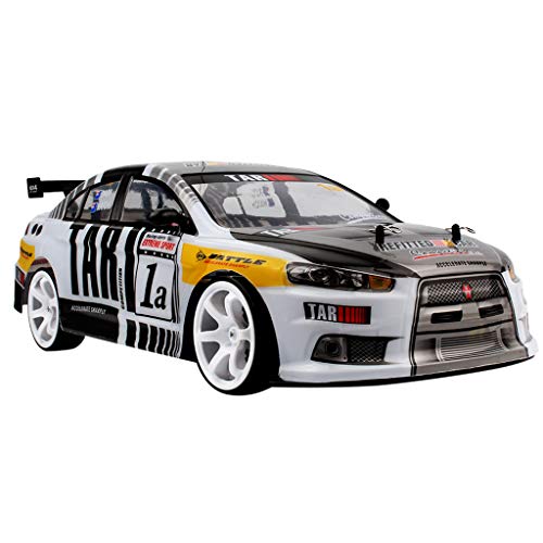 Lucoo Remote Control Car, RC Car Stunt Car Toy 1/10 /70km/h 2.4G High Racing Monster Truck RC Vehicle Sport Racing Model High Speed Car Electric Toy Car Gift for Kids Adults (Black Plus)