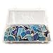 Mosaic Tiles Blue Mixed Colors 11oz Ceramic Mosaic Pieces Supplies for DIY Crafts Home Decoration Assorted Shape by Mosaic Joy (Blue Mixed)