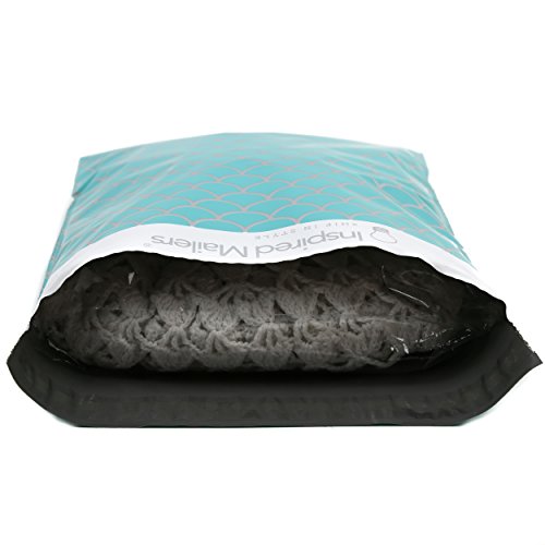 Inspired Mailers - Poly Mailers 10x13 - Mermaid Scales Deluxe - 6x9, 10x13 and 14.5x19 Size Options (10x13)