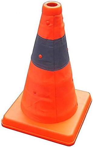 Mocase Collapsible Safety Emergency Traffic Cone Sport Cone 12 Inch