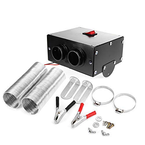 Portable Car Heater, 30 Seconds Fast Heating Quickly Defrosts Defogger 12V 150W Auto Ceramic Heater Cooling Fan 3-Outlet