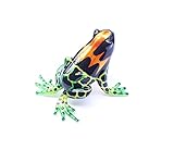 Lampwork COLLECTIBLE MINIATURE HAND BLOWN Art GLASS New Fancy Magic Frog FIGURINE