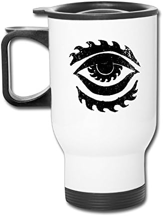 Yan Da YY Hip Hop Coffee Cup Black Eye Fire Mysterious Coffee Thermos With Bottle Cap 14 Oz