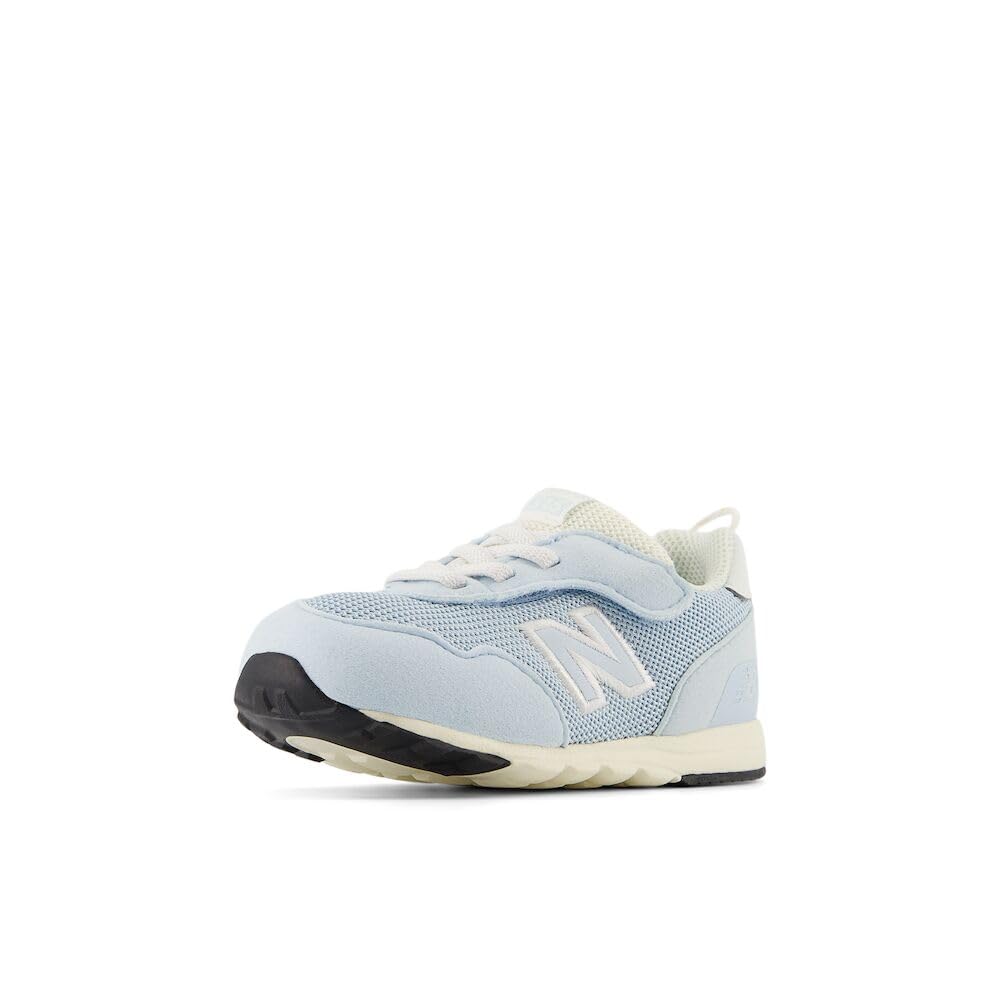 New Balance Kids 515 V1 New-b Hook & Loop Sneaker, Quarry Blue/Angora, 9.5 Wide US Unisex Toddler