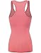 FPT Womens Basic Ribbed Racerback Tank Top (S-3XL) MRED L
