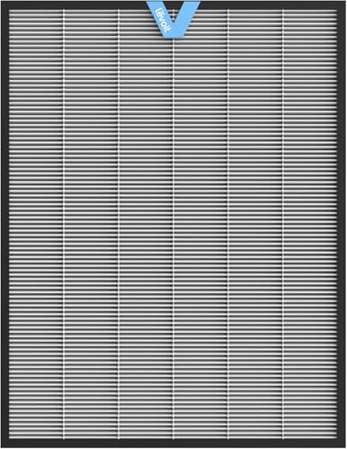 LEVOIT Genuine EverestAir-P Air Purifier Air Filter Replacement, Lasts for 12 -15 Months, Supports HEPA Sleep Mode, Efficient 3-In-1 Washable Filters, EverestAir-RF, 1 Pack, Black