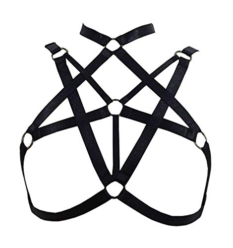 Women's Cage Bra Harness Halter Strappy Bralette Accessory Adjustable