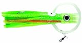 C&H Rig and  Ready Stubby Bubblr Lure, 5 1/2-Inch, Green, Chartreuse and Green Mylar