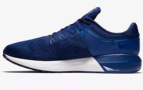 Nike Men's Air Zoom Structure 22 Running Shoe Blue Void/Vast Grey/Gym Blue Size 13 M US