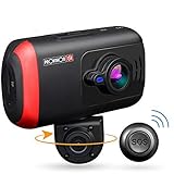 Provision-ISR Dual Dash Cam, Rotatable Inner Camera, Night Vision, Wireless SOS Button Included, Supports 64GB Memory Cards, Full HD 1080p, for Rideshare Drivers, Parking Guard, G Sensor