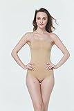 Missaloe Women Seamless Basic Shapewear Mid-Thigh Bodysuit Comfort Bodyshaper