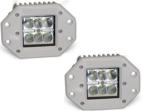 OC Gizmo™ 2pcs Flush Mount CREE LED Light Lamps Off Road 4X4 4WD Jeep Truck F150 Tacoma Bumper 4