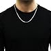 Authentic Solid Sterling Silver 3mm Figaro Link .925 ITProLux Necklace Chain 16
