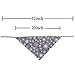 KZHAREEN Christmas Dog Bandana Reversible Triangle Bibs Scarf Accessories for Dogs Cats Pets Animals