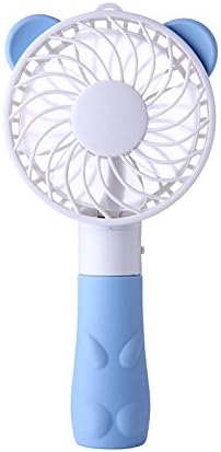 Small Coolbear Handheld Fan USB Rechargeable Personal Fan for Travel,Home,and Office, 2 Speeds Adjustable,3 Colors