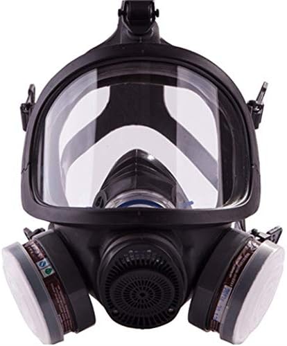 SCK Full Face Respirator Gas Mask Professional Organic Vapor Respirator Widely Used in Paint, Dust, Chemical, Formaldehyde, Pesticides Protections