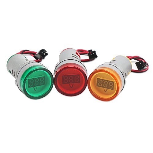 Mini AC 100A LED Indicator Light, DROK AC 0100A Digital Ammeter