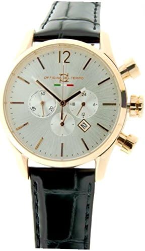 Officina del Tempo Watch Analogue Display and Strap OT1033-1300AGN_Argento