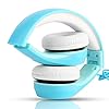 Volume-Limited-LINKWIN-Kids-Safety-Foldable-Stereo-Headphones35mm-Jack-Wired-Cord-Earbuds-Volume-Controlled-at-85dB-OnOver-Ear-Children-Toddler-Headset-for-iPad-Kindle-Airplane-School-Blue Kids Headphones, KPTEC Children Headphone for Boys, Over Ear,Wired Headset Volume Limited Child Earphones Foldable…
