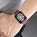 ATUP Sport Band Compatible with Apple Watch 38mm 40mm 42mm 44mm Women Men, Soft Silicone Replacement Bands for iWatch Apple Watch Series 4, Series 3, Series 2, Series 1 (Wine Red, 38mm/40mm-S/M)