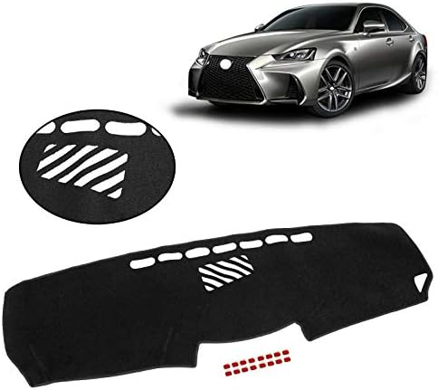 JIUAUTOPARTS Carpet Dashboard Dash Dashmat Anti-Sun Pad Cover Mat Fit 2006-2013 Lexus is 250 350 is