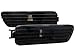 Topline Autopart Depo Black Clear Side Marker Bumper Parking Lights Lamps 99-05 Vw Mk4 Golf Jetta