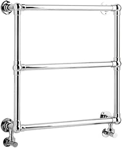 Radiador Toallero Tradicional - Latón Cromado - 685mm x 685mm ...