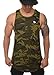 YoungLA Long Tank Tops Men Muscle Shirt Gym Training 306 Cmgrn M Camo Green